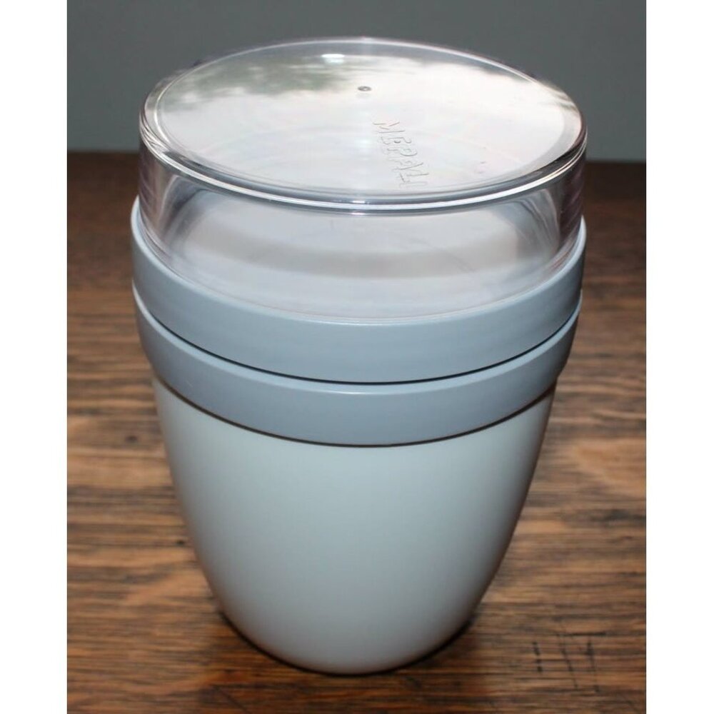 Mepal  Lunchpot Ellipse 500ml Practical Yoghurt Cup & Muesli Cup  Compartments